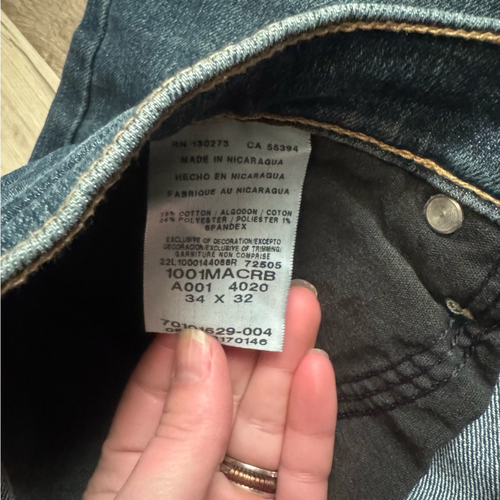 Wrangler Men's Blue Jeans - Picture 3 of 5